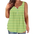 thumbnail image 1 of LYXSSBYX Tank Tops for Womens Tank Summer Solid Sleeveless Flared Trendy Casual Blouse Button Tunic Shirt Tops, 1 of 4