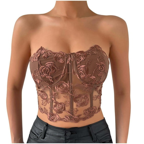 LYXSSBYX Tank Tops for Women Women's Small Waistcoat With Wrapped Chest Waist and Shoulder Vest