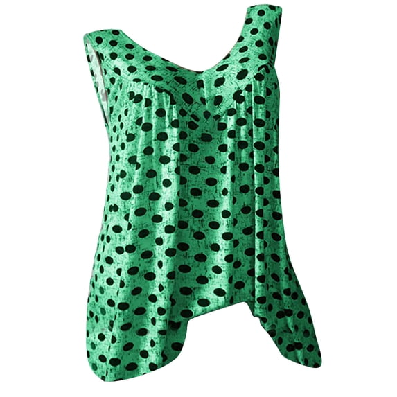 LYXSSBYX Tshirts Shirts for Women Women's Round Neck Printed Sleeveless Top Short Sleeve Round Neck Tops/Blouses