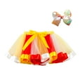 thumbnail image 1 of LYXSSBYX Two Piece Sets Clothing Toddler Baby Girls Cute Rainbow Net Yarn Princess Pettiskirt Multi-color Skirt, 1 of 1