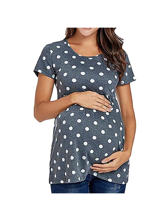 Two Piece Sets Clothing Women's K Printing Loose Fashion Short Sleeve Maternity Clothes Tops
