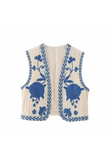 トップス louren cotton embroidery vest トップス louren cotton embroidery vest VTG Lauren Ralph