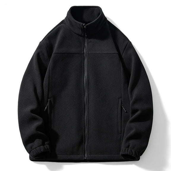 LYXSSBYX Winter Coats for Women Men's and Women's Fleece Winter Breathable Windproof Cardigan Jacket with Warm Tank