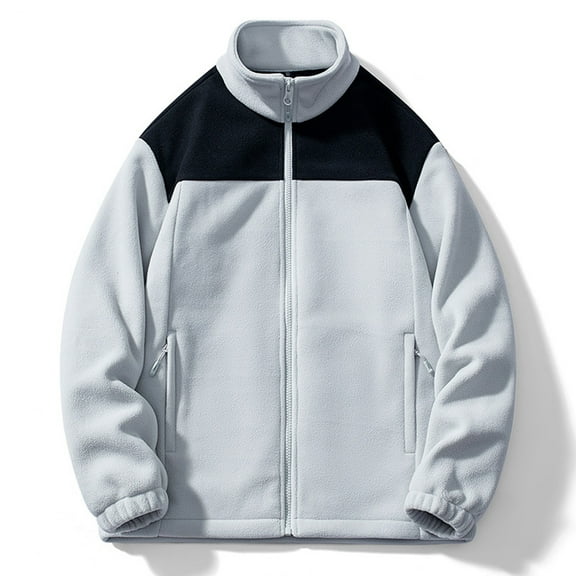 LYXSSBYX Winter Coats for Women Men's and Women's Fleece Winter Breathable Windproof Cardigan Jacket with Warm Tank