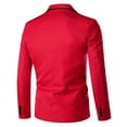 thumbnail image 1 of LYXSSBYX Winter Jackets for Men Clearance Men Solid Casual Long-sleeved Slim Single-row One-button Small Suit Coat, 1 of 3