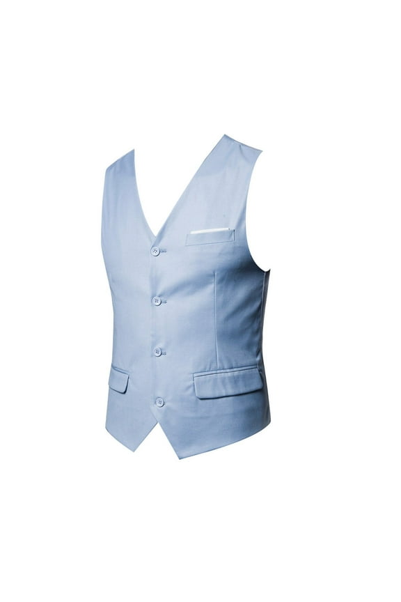 Winter Jackets for Men Clearance Men's Autumn Winter Formal Bussiness Tuxedo Suit Waistcoat Vest Jacket Top Coat