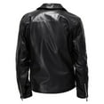thumbnail image 1 of LYXSSBYX Winter Jackets for Men Clearance Men's Leather Plus Fleece Jacket, Motorcycle Jacket, Warm Leather Jacket, 1 of 7