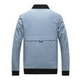 thumbnail image 1 of LYXSSBYX Winter Jackets for Men Clearance Men's Sports Jacket Windbreaker Stand Collar Spring and Autumn Casual Top, 1 of 5