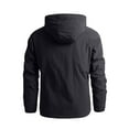 thumbnail image 1 of LYXSSBYX Winter Jackets for Men Clearance Men's Thin Jacket Casual Sports Windbreaker Hooded Jacket, 1 of 7