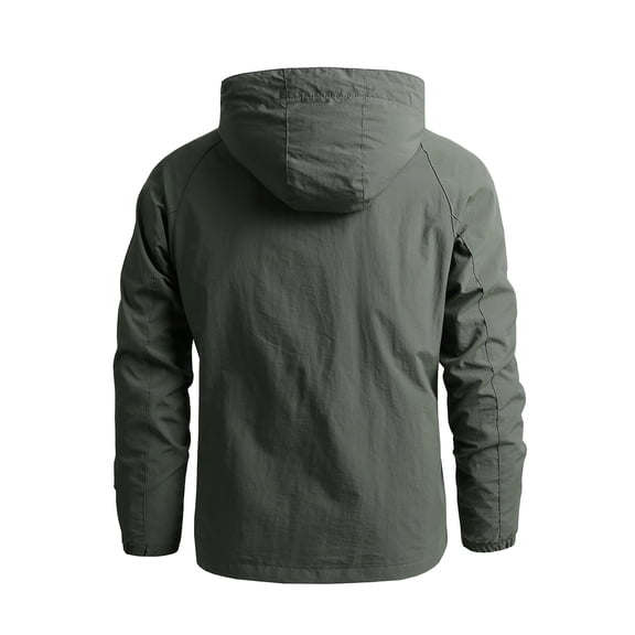 LYXSSBYX Winter Jackets for Men Clearance Men's Thin Jacket Casual Sports Windbreaker Hooded Jacket