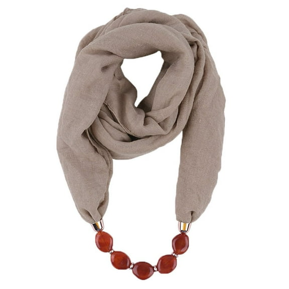 LYXSSBYX Winter Scarfs for Women Hot sale clearance Women Cotton Linen Necklace Pendant Scarf Ethnic Style Soft Necklace Scarf