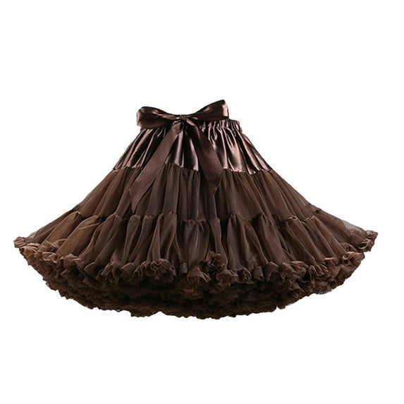 LYXSSBYX Women Dress Hot Sale Clearance Fashion Women's Solid Color Dance Party Dance Ballet Bandage Tutu Skirts