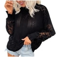 thumbnail image 1 of LYXSSBYX Women Fall Sweaters for Women 2022 Hot Sale Clearance Women Casual Soild Long Sleeve Knit Pullover Crewneck Sweater Coat, 1 of 6