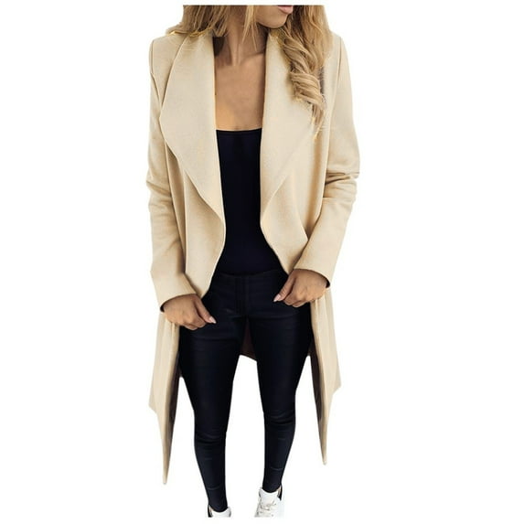 LYXSSBYX Women Long Sleeve Shacket Jacket Hot Sale Clearance Fashion Womens Warm Faux Coat Cardigan Winter Solid Long Sleeve Outerwear