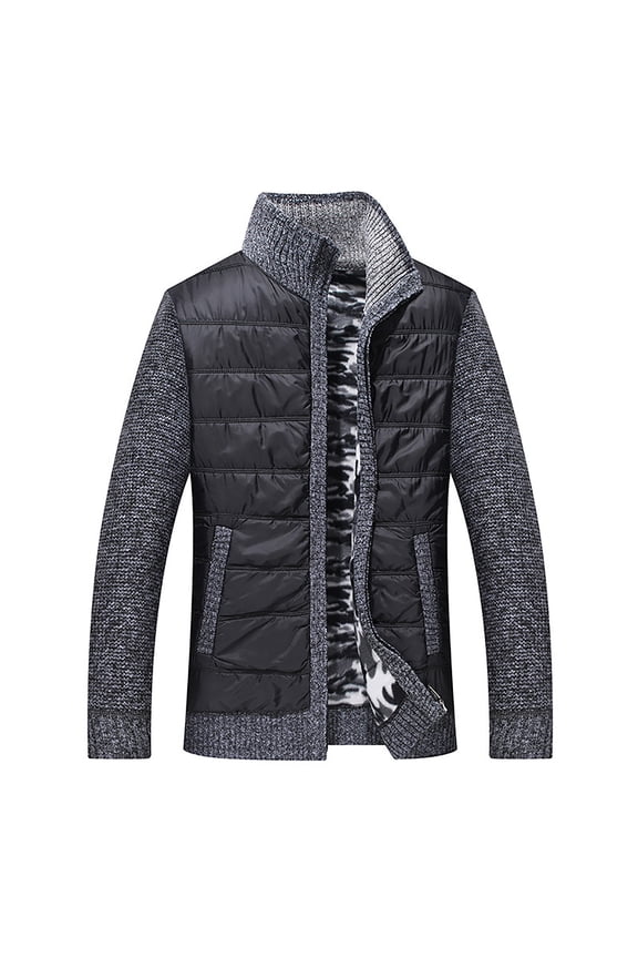 Women Long Sleeve Shacket Jacket Hot Sale Clearance Men's Sweater Coat Plus Velvet Loose Knit Sweater Printed Cardigan Casual