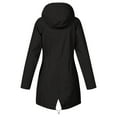 thumbnail image 1 of LYXSSBYX Women Long Sleeve Shacket Jacket Hot Sale Clearance Solid Jacket Outdoor Plus Size Hooded Windproof Loose Coat, 1 of 4