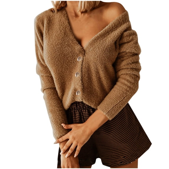 LYXSSBYX Women Long Sleeve Shacket Jacket Hot Sale Clearance Winter Casual Long Sleeve Casual Solid Coat Cardigan Blouse