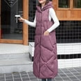 thumbnail image 1 of LYXSSBYX Women Long Sleeve Shacket Jacket Hot Sale Clearance Winter Coat Fashion Woman Lengthened and Thickened Medium Length Down Cotton Jacket, 1 of 9