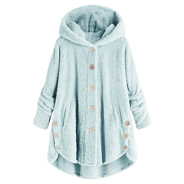 clear 50% off Usmixi Winter Womens Fleece Coat Plush Coat for Women ...