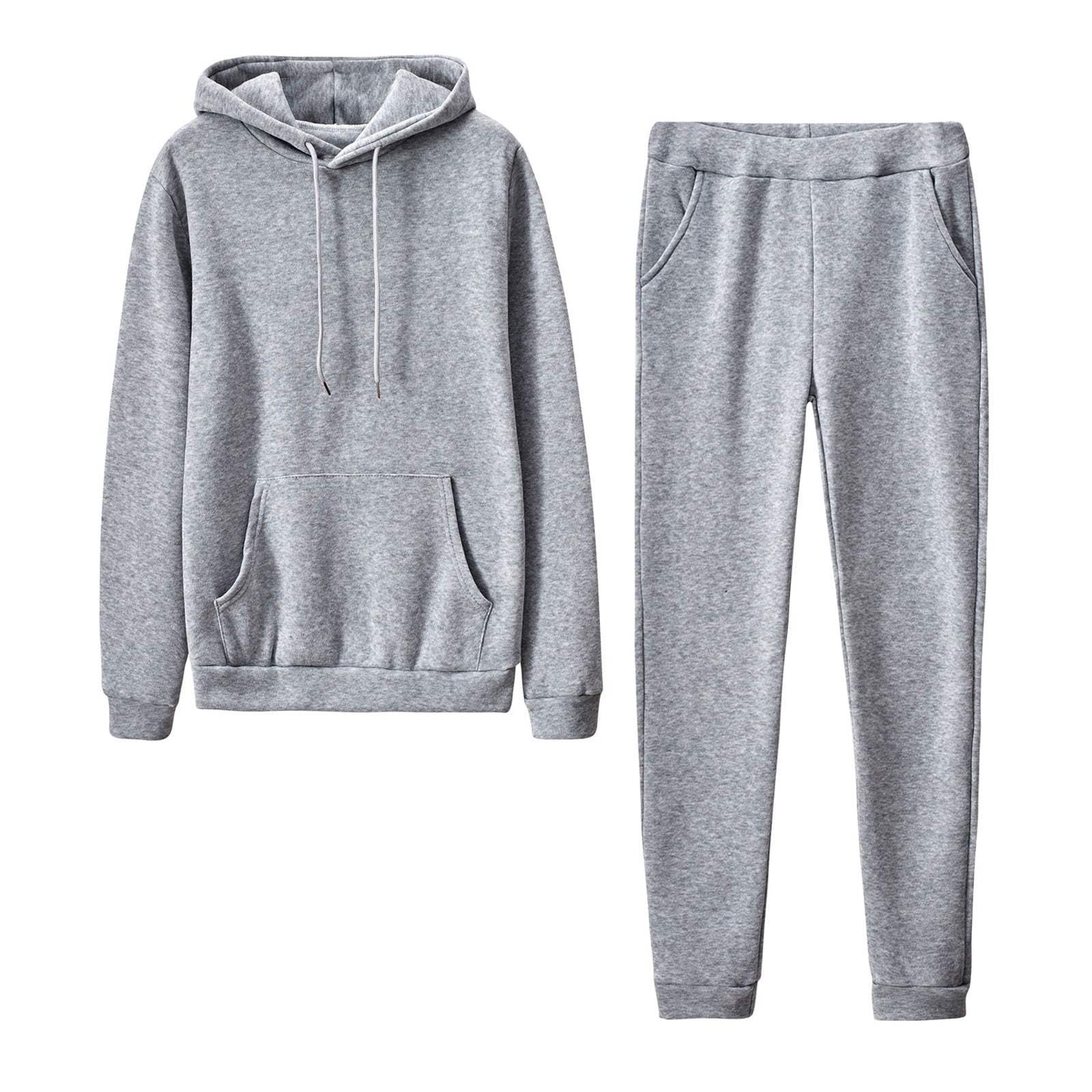Women's Sweatshirt Tracksuit Pants Sets Solid Color Valentine's Day