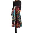 thumbnail image 1 of LYXSSBYX Womens Dresses Long Sleeve Clearance Women Autumn and Winter Casual Slim Long-Sleeved Long Bohemian Printed Dress, Fall Dresses for Women, 1 of 6