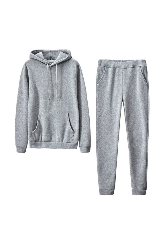 Womens Fall Tops Long Sleeves Hot Sale Clearance Women Solid Tracksuit Sweatshirt Pants Sets Sport Long Sleeve Wear Casual Sets