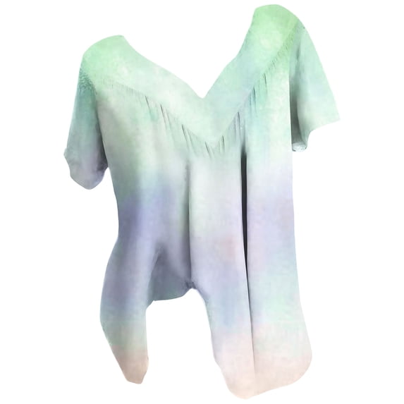 LYXSSBYX Womens Summer Tops Casual Short Sleeves Women Plus Size Short Sleeves V-Neck Print Blouse Pullover Tops Short Sleeve Blouses