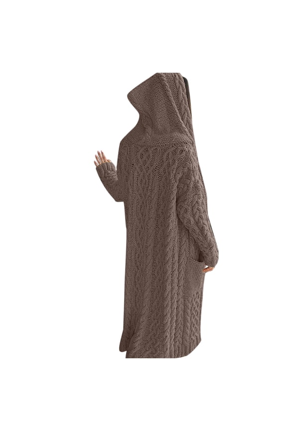 Womens Sweaters Plus Size Clearance Fashion Women Casual Long Sleeve Solid Warm Sweater Ladies Tops Coat
