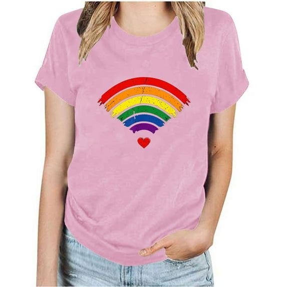 LYXSSBYX Womens T Shirts Graphic Tees Trendy Women's Short Sleeves Floral Print Casual Tops Pullover Blouse T-Shirt