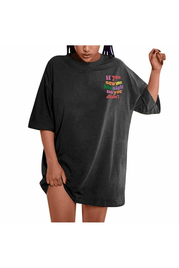 Womens Tshirts Graphic Oversized T Shirts For Women Plus Size Slogan Graphic Drop Shoulder Short Sleeve Tops Summer Loose Pullover Tees