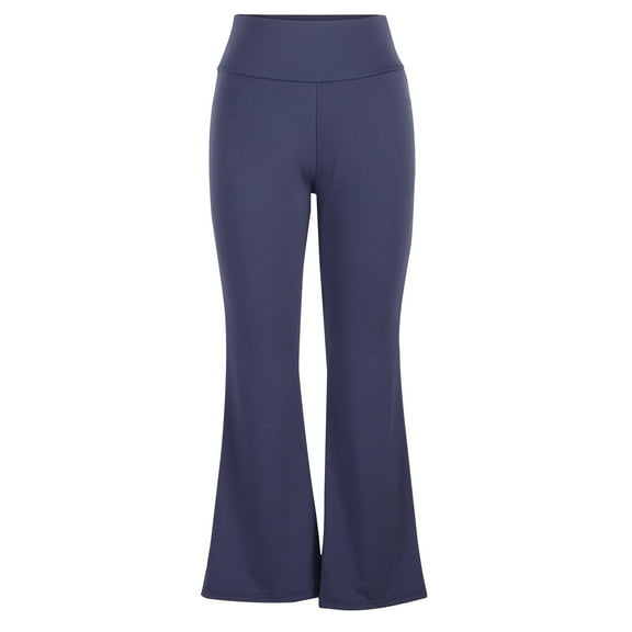 LYXSSBYX Yoga Leggings for WomensLadies Fashion Sport Yoga Pants Solid Mid High Waist Solid Long Pants