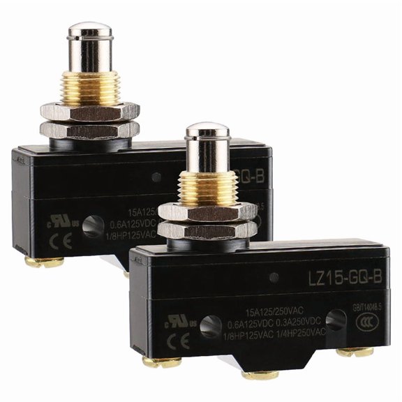 LZ15--B (Z-15GQ-B) Universal Purpose Basic Switch, Panel Mount Plunger Micro Switch