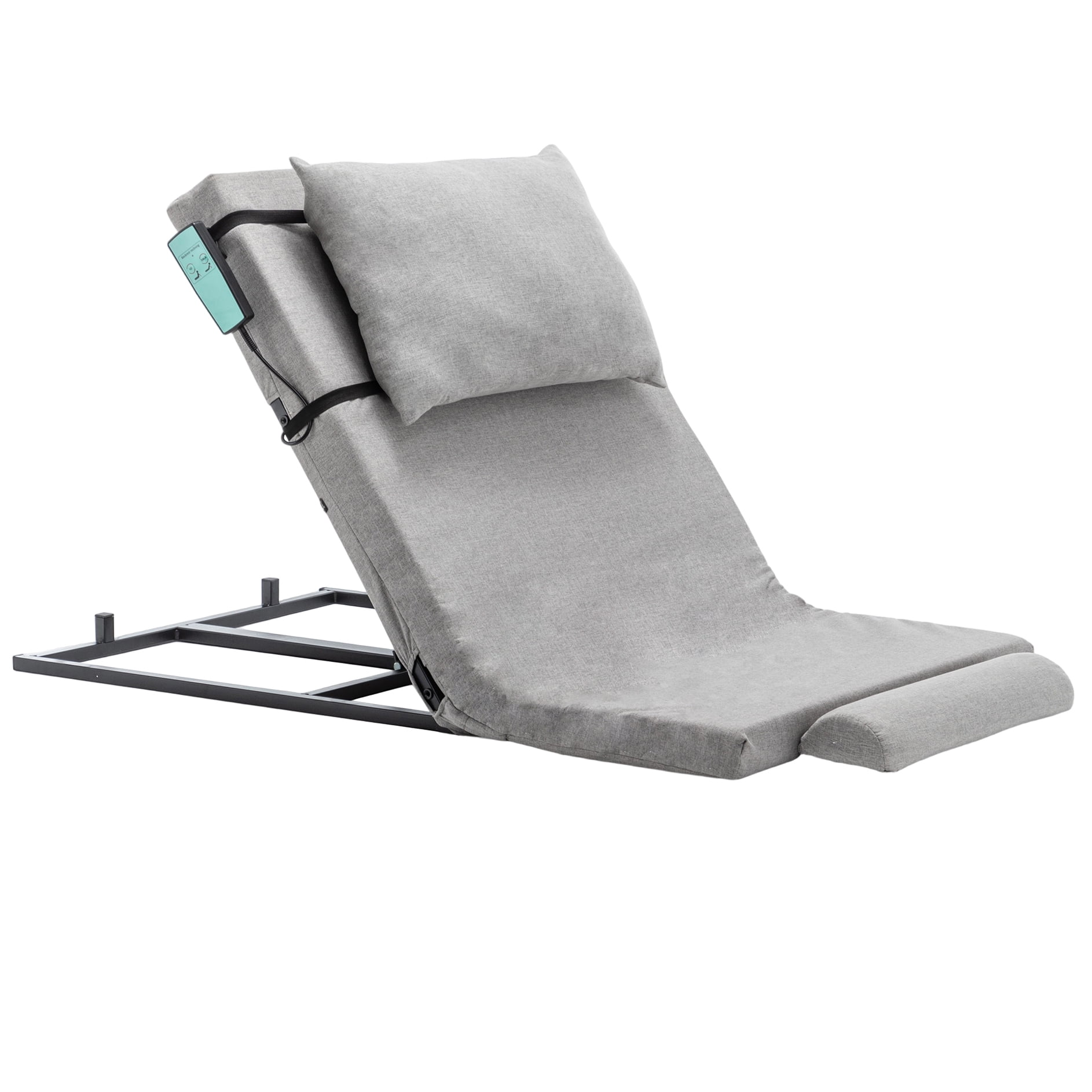 LZBEITEM, Electric Adjustable Backrest Bed Motorized Lifting, Gray ...