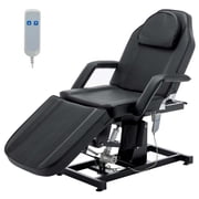 LZBEITEM Electric Massage Bed Facial Bed, 440lbs Heavy Duty Esthetician Chair Tattoo Bed with Remote Control Height Adjustment, Removable Headrest & Armrests for Spa Salon Lash Waxing, Black