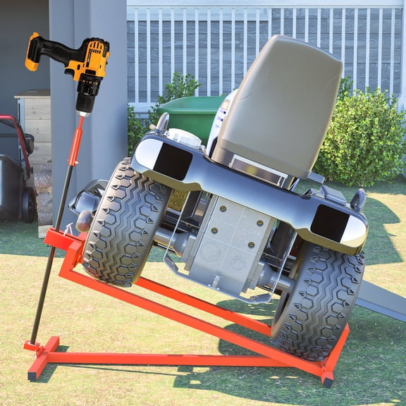 LZBEITEM Lawn Mower Lift Jack - 882 lbs Capacity for Tractors and Zero Turn Lawn Mowers
