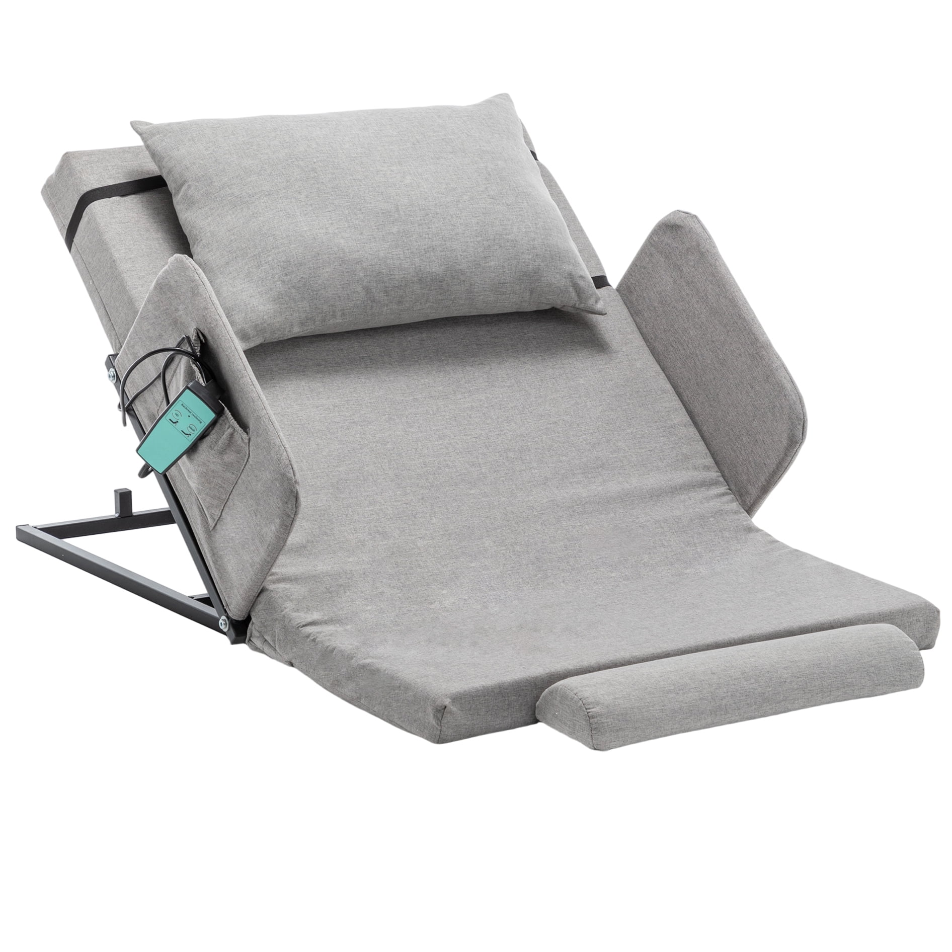 LZBEITEM Motorized Electric Lifting Backrest Adjustable Bed Backrest ...