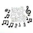 thumbnail image 1 of LZBRDY 1 Set Musical Notes Embossing Cutting Dies for Card Making Scrapbooking Birthday Thanksgiving Christmas Craft Die Cuts Stencil, 1 of 5
