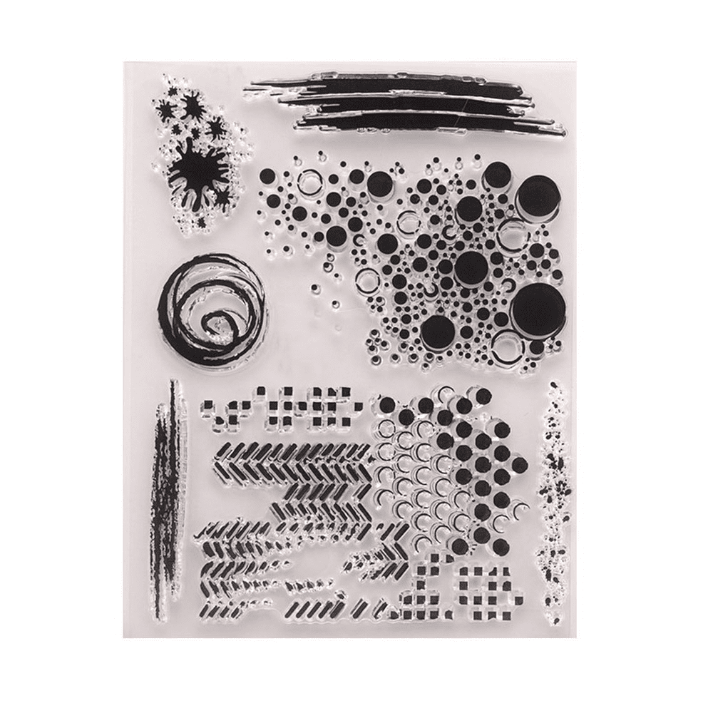 Dots Printed L-Shape Zip