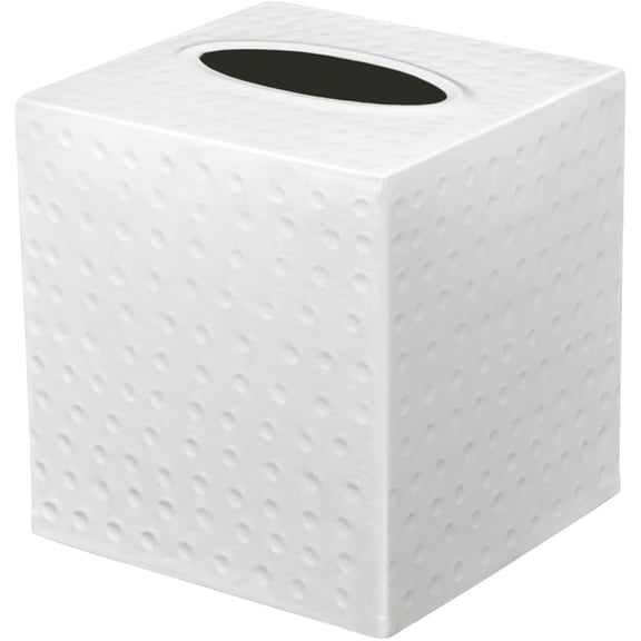 LZCKDPX Hand Hammered Tissue Box Cover Square, Matte Black Tissue Holder for Bathroom, Square Metal Dresser Accessories, Decorative Tissue Box Holder, Matte Black Handcrafted Tissue Cover