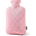thumbnail image 1 of LZCKDPX Hot Water Bottle with Cover,Hot Water Bag for Pain Relief 2Liter,Heating Pad,Hand Warmer,Warming Bed.Classic.BPA Free,Close-Match(Green), 1 of 9
