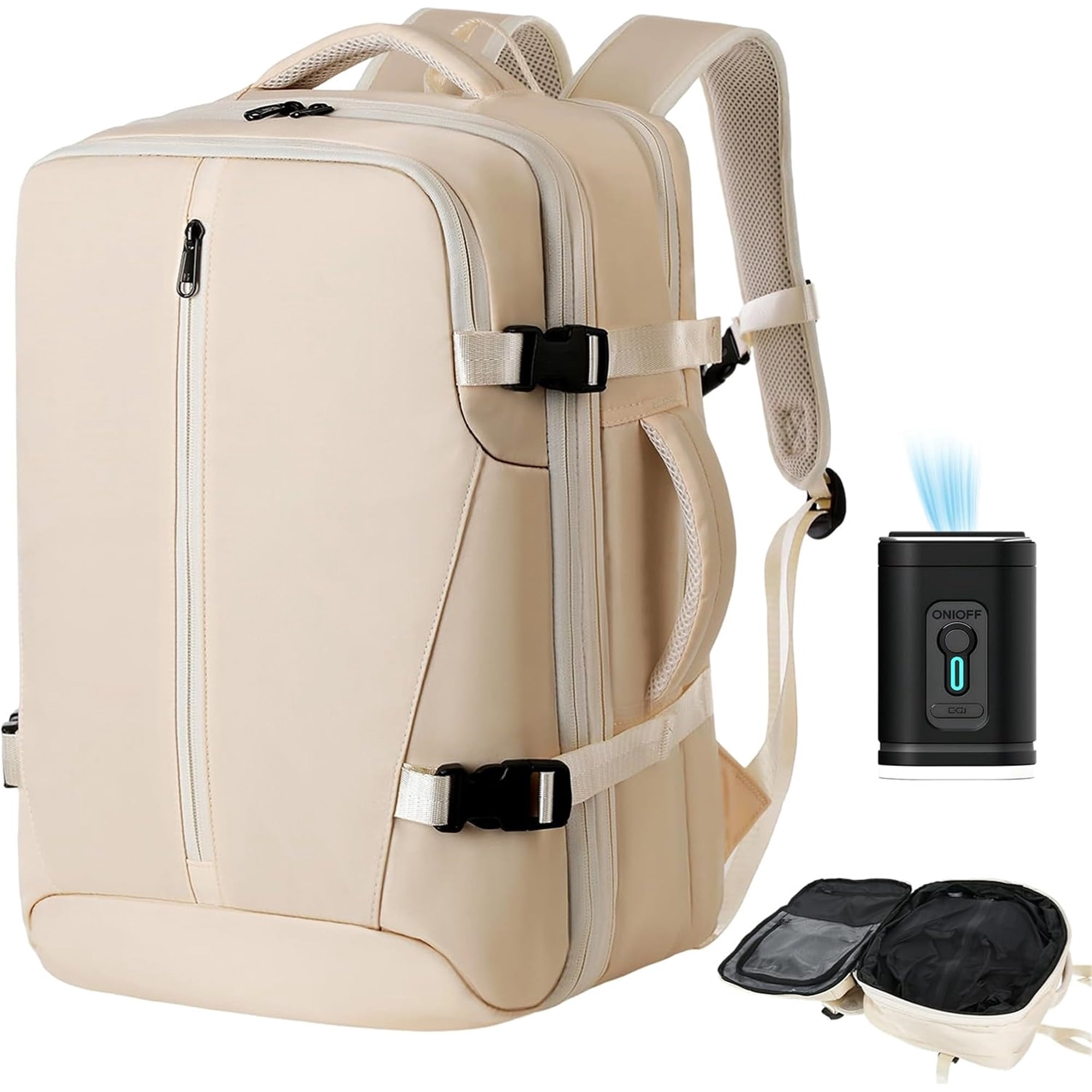 LZCKDPX Vacuum Seal Backpack Travel with Pump, Expandable Vacuum ...