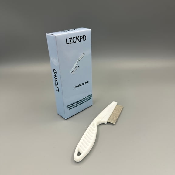 LZCKPD Combs for pets Stainless Steel Teeth, Pet Comb for Dogs, Cats, and Small Pets