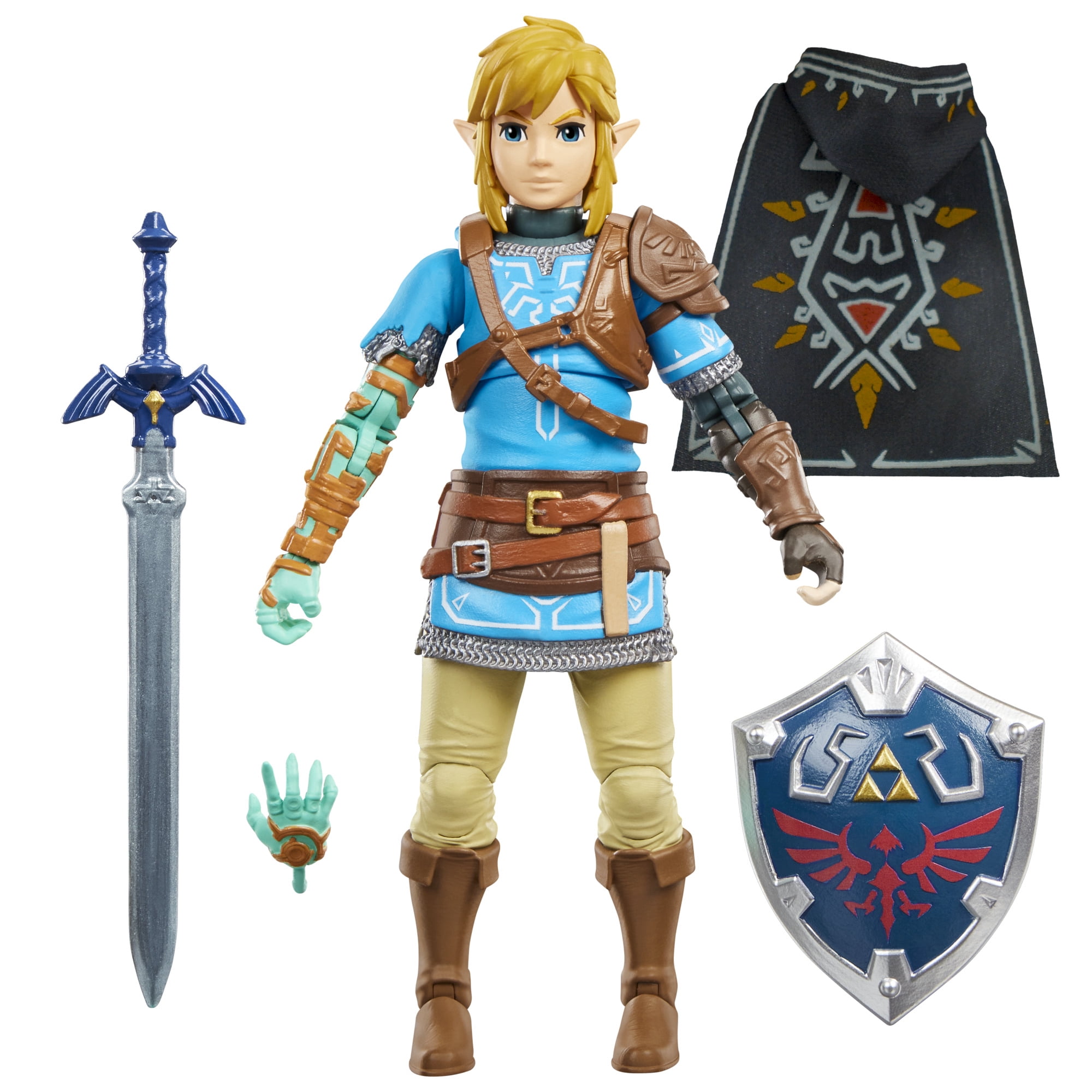 The Legend of Zelda Heroes of Hyrule Link, The Legend of Zelda: Tears of the Kingdom Action Figure (6 in.)