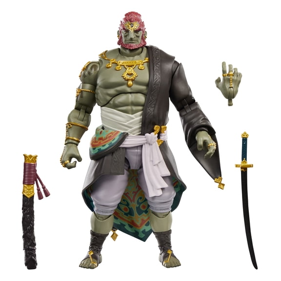 The Legend of Zelda Heroes of Hyrule Ganondorf, The Legend of Zelda: Tears of the Kingdom Action Figure (6 in.)
