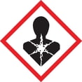 thumbnail image 1 of LZH609PS2  Label, Health Hazard Pictogram, 1" x 1", Adhesive Paper, 250/roll, 1 of 1