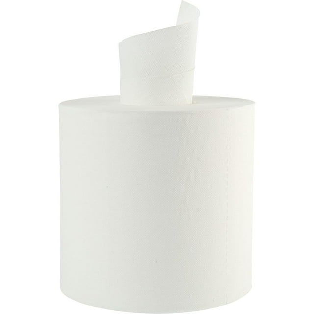 LZHF BWK410322 10 in. 2 Ply Center-Pull Roll Towels - White (6/Carton)