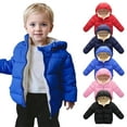 thumbnail image 1 of LZHGirlshop Baby Boys Girls Toddlers Winter Coats Jacket Hooded Zipper Up with Pocket Snow Jacket Coat Outerwear ,Purple,10, 1 of 1