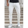 thumbnail image 1 of LZLER Mens Casual Chino Pants Stretch Slim Fit Flat Front Dress Pants, 1 of 6