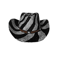 thumbnail image 1 of LZLER Straw Cowboy Hat for Women Men Woven Western Cowgirl Hat Sunshade Beach Hat, 1 of 4