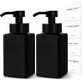 thumbnail image 1 of LZLINGMEI 2Pcs Foaming Soap Dispenser, Foaming Hand Soap Dispenser Set,Refillable Foam Soap Dispenser With Foaming Pump, Labels, Square Foam Soap Hand Dispenser For Bathroom, Kitchen, 1 of 14